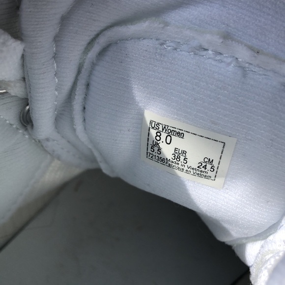 Sold❗️Vans Women’s Size 8 High Tops White - Picture 9 of 12